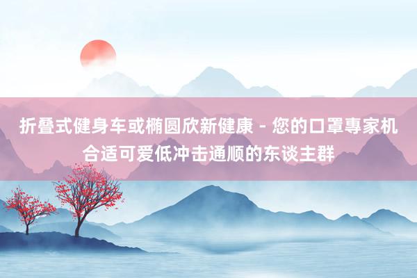 折叠式健身车或椭圆欣新健康 - 您的口罩專家机合适可爱低冲击通顺的东谈主群